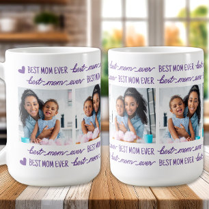 Mom Fun Purple Photo Coffee Mug