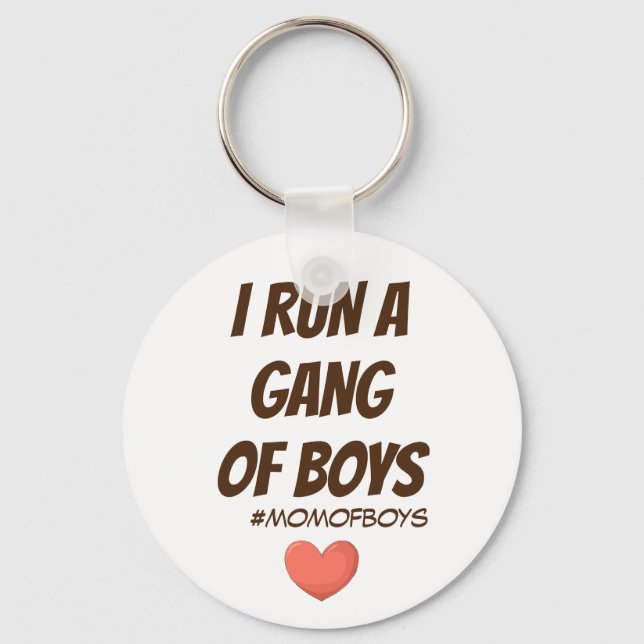 MOM FUNNY BOY GANG keychains (Front)