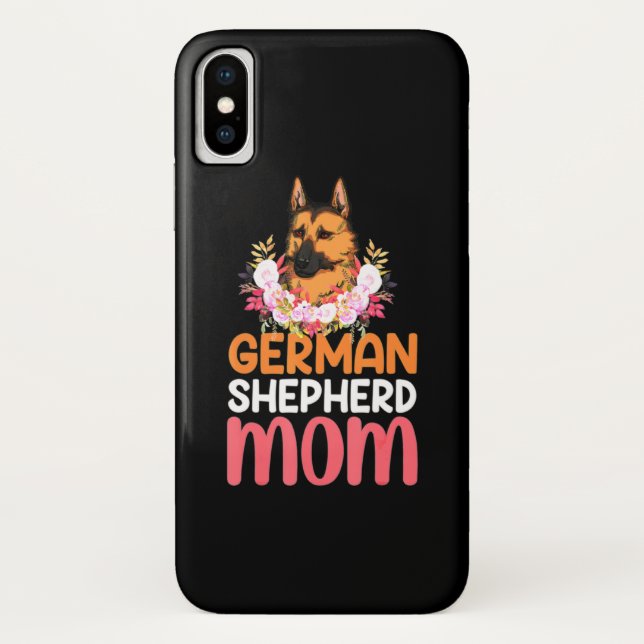 Mom German Shepard Shepherd Dog Case-Mate iPhone Case (Back)