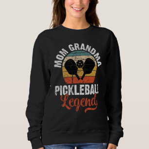 Mom Grandma Pickleball Legend Retro Vintage Mother Sweatshirt