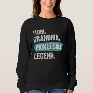 Mom Grandma Pickleball Legend Retro Vintage Mother Sweatshirt