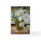 Mom, Happy Birthday, White Orchids Card