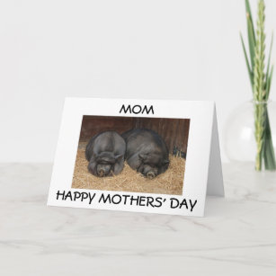 "MOM, HAPPY MOTHERS' DAY" FROM SON OR DAUGHTER CARD