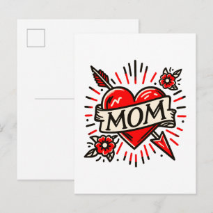 MOM INVITATION POSTCARD