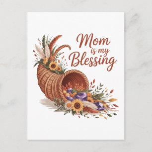 Mom Is My Blessing Postcard