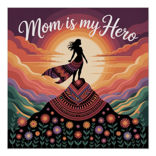 Mom Is My Hero Poster (Front)