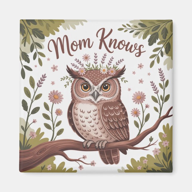 Mom Knows Magnet (Front)