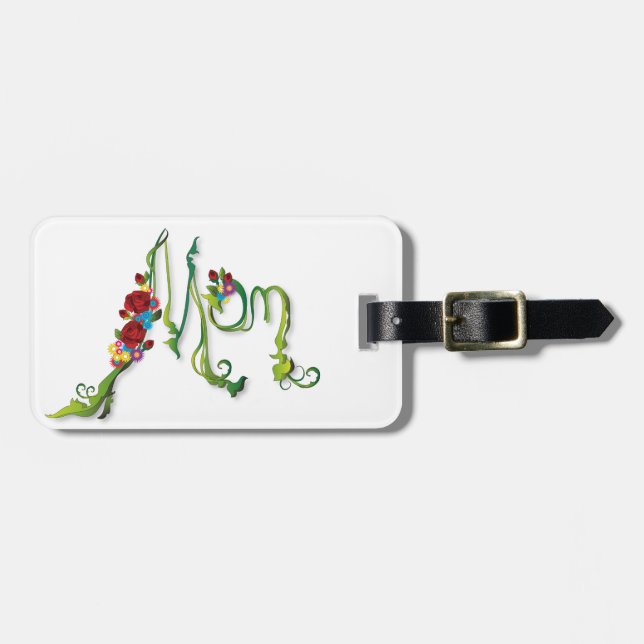 "MOM" Luggage Tag (Front Horizontal)