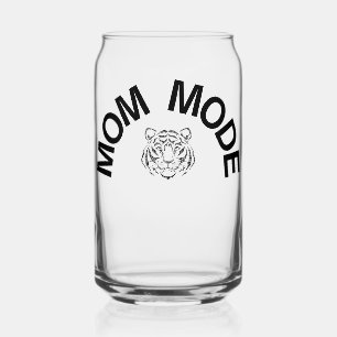 MOM MODE Glass Drinkware Gift