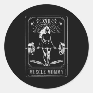 Mom Mommy Tarot Card Mama Happy Mother's Day Mom L Classic Round Sticker