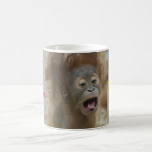 MOM! Monkey Coffee Mug