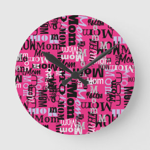MOM MOTHER Mothers Day Gift Kitchen Clock