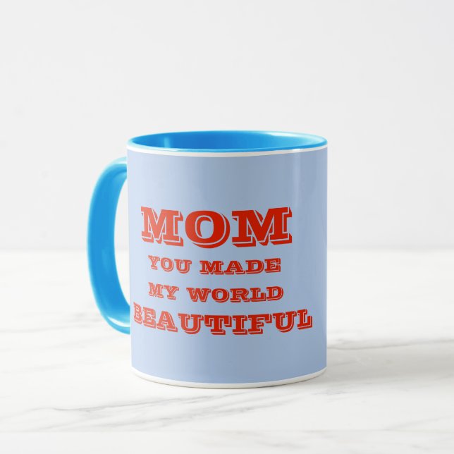 MOM, MOTHER, WOMEN LOVE GIFT BIRTHDAY MUG (Front Left)