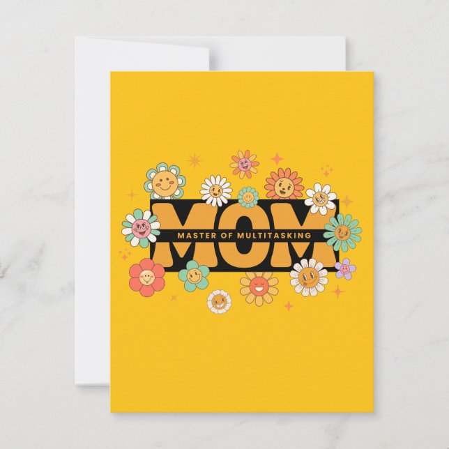 MOM : Mothers Day Collection 3 Holiday Card (Front)