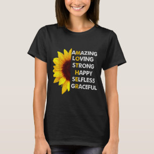Mom mother's day mom amazing loving strong mom  T-Shirt