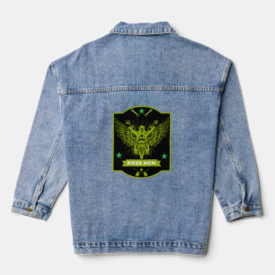 Mom Motorbike Rider Denim Jacket