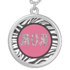 MOM-NECKLACE-ZEBRA PRINT