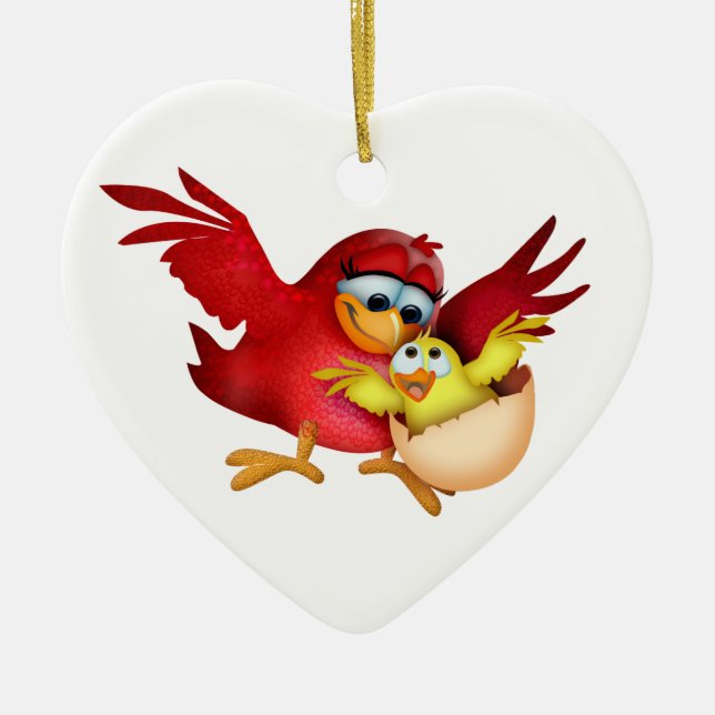MOM - New Mum - SRF Ceramic Ornament (Front)