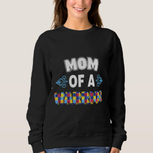 Mom Of A Warrior Autism Awareness Sweatshirt