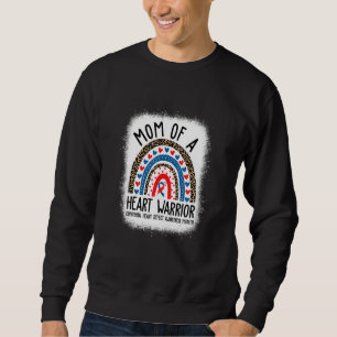 Mom of a Warrior CHD Congenital Heart Defect Aware Sweatshirt