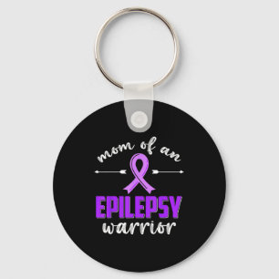 Mom of an epilepsy warrior epilepsy awareness key ring