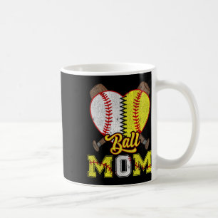 Mom Of Both Ll Mom Half Softll Half Sell Coffee Mug