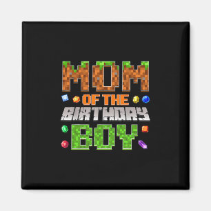 Mom Of The Birthday Boy Bday Party Video Gamer Pix Magnet