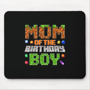 Mom Of The Birthday Boy Bday Party Video Gamer Pix Mouse Pad