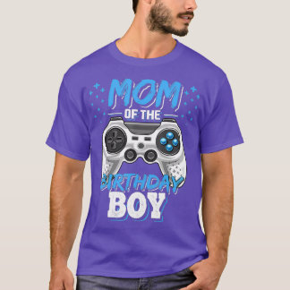 Mom of the Birthday Boy Matching Video Gamer T-Shirt