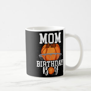 Mom Of The Birthday Boy Sketll Theme Bday Party Coffee Mug
