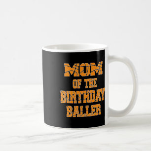 Mom Of The Birthday Ller Sketll Themed Party Coffee Mug