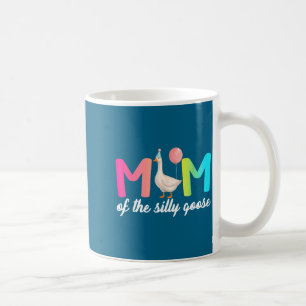 Mom of the silly goose first birthday party family coffee mug