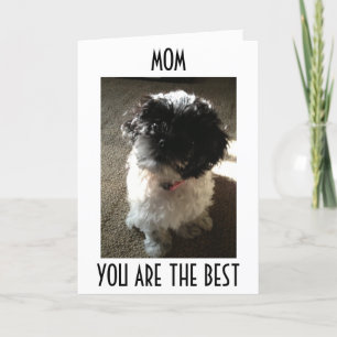 MOM-ONLY THE BEST FOR THE BEST MOM'S BIRTHDAY CARD
