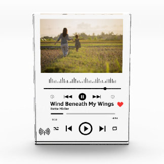 MOM (PERSONALIZED) PHOTO BLOCK - Music Gift