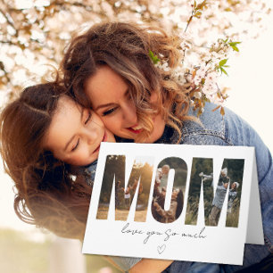 MOM Photo Collage Card – Custom Message