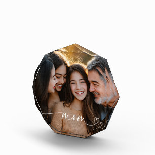 Mom Photo Octagon Acrylic Block Gift