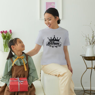 MOM Queen of my life Grey women T-Shirt