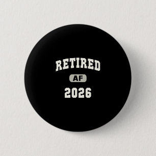 Mom Retired Af 2026 Mother Cruise Mom Trip Keepsak 6 Cm Round Badge