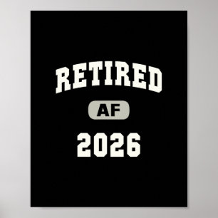 Mom Retired Af 2026 Mother Cruise Mom Trip Keepsak Poster