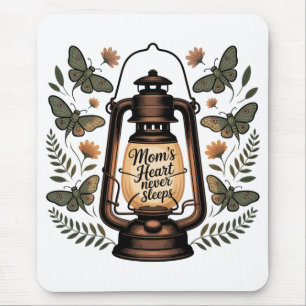 Mom’s Heart Never Sleeps Mouse Pad