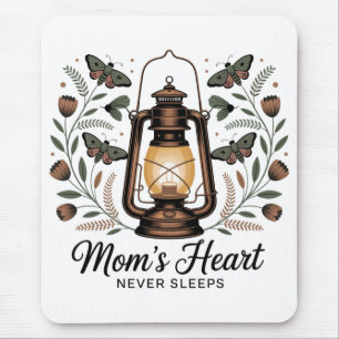 Mom’s Heart Never Sleeps Mouse Pad