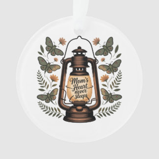 Mom’s Heart Never Sleeps Ornament