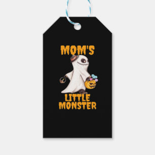 Mom’s Little Boo Monster Funny Graphic Gift Tags