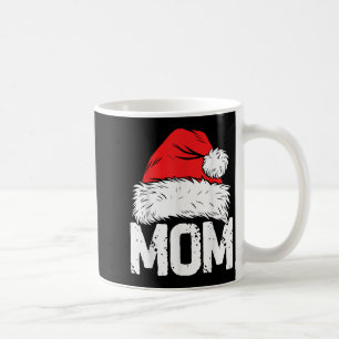 Mom Santa Christmas Family Matching Pajamas Mama X Coffee Mug