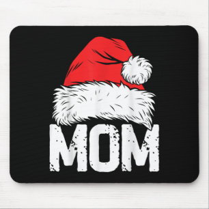 Mom Santa Christmas Family Matching Pajamas Mama X Mouse Pad