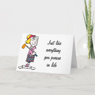 "MOM" SCORES A HOLE IN ONE IN GOLF AND BEING A MOM CARD