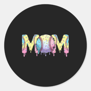Mom Sell Drip Ice Cream With Sprinkles Classic Round Sticker