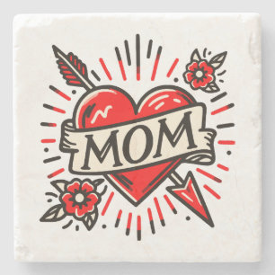MOM STONE COASTER