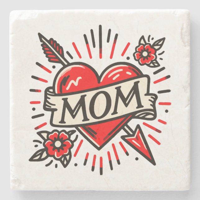 MOM STONE COASTER (Front)