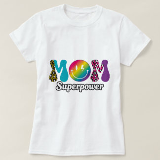 Mom Superpower Graphic Women’s Tri-Blend T-Shirt